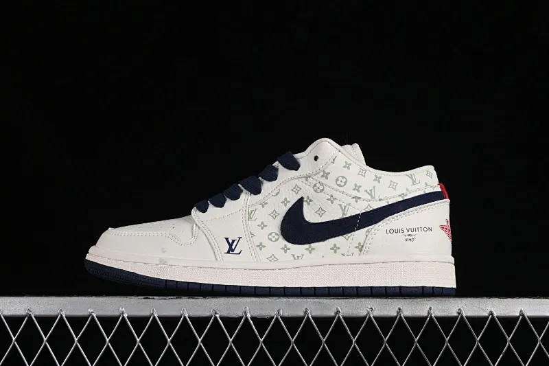 All categories Air Jordan Jordan series basketball shoes Air Jordan 1 Low High-end customized low-top sneakers Special offer Air Jordan 1 Low AJ1 Joe 1LV joint-Mi Cheng High-end customized low-top retro casual sneakers WG8850-001